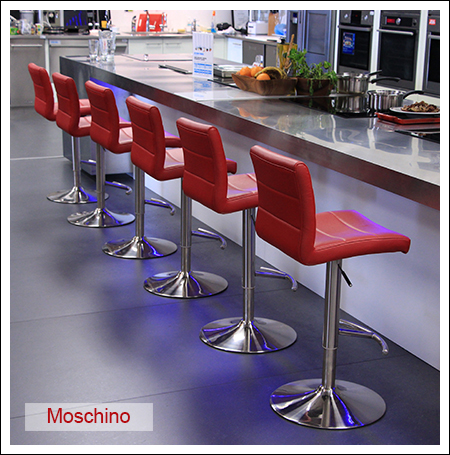 Moschino Bar Stool Red