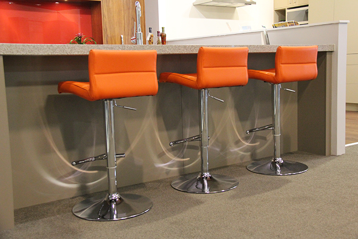 Manilow Orange Bar Stools NZ