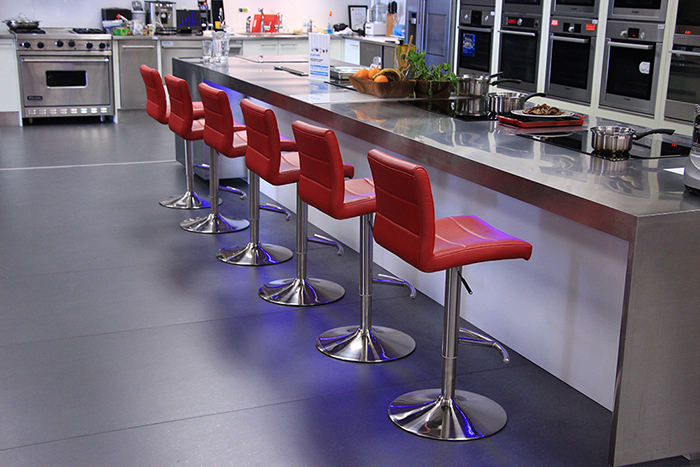 Red Moschino Bar Stools NZ